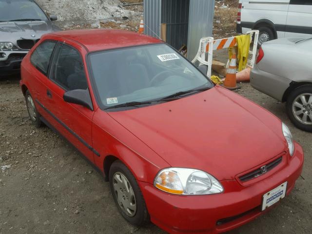 2HGEJ6343VH101610 - 1997 HONDA CIVIC DX RED photo 9