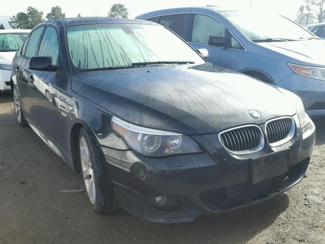 WBANB535X6CP02674 - 2006 BMW 550 I BLACK photo 1