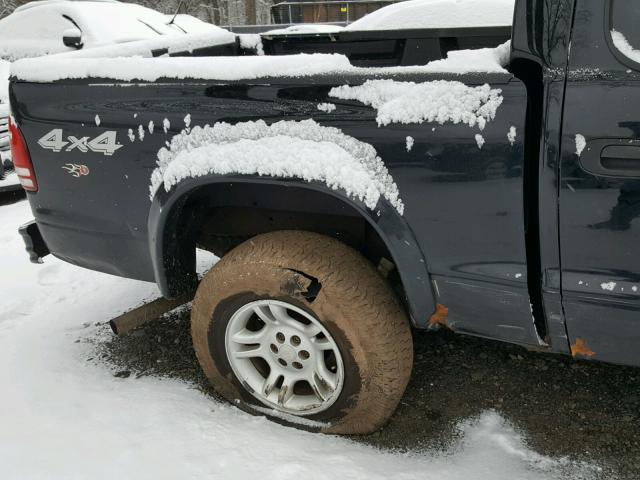 1D7HG48N74S691159 - 2004 DODGE DAKOTA QUA BLACK photo 9