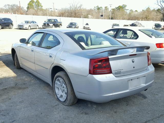 2B3KA43R47H624849 - 2007 DODGE CHARGER SE SILVER photo 3