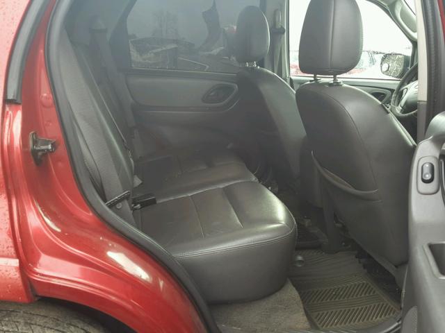 1FMCU59H07KC06968 - 2007 FORD ESCAPE HEV RED photo 6