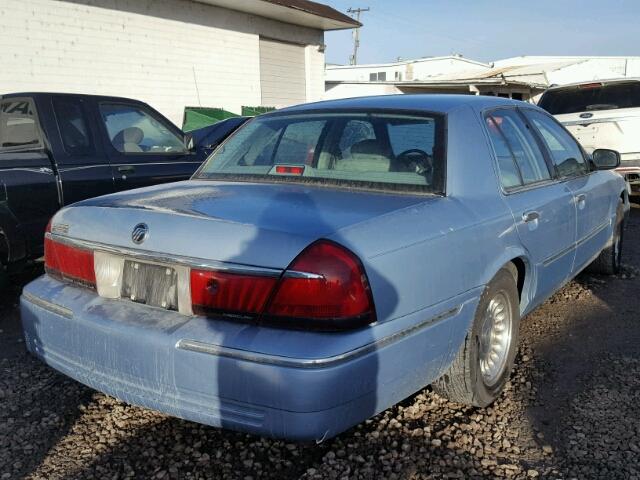 2MEFM75W7XX658977 - 1999 MERCURY GRAND MARQ BLUE photo 4