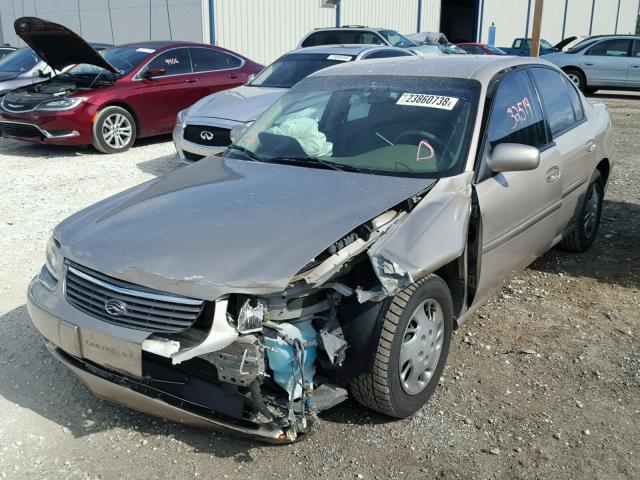 1G1ND52M2X6219727 - 1999 CHEVROLET MALIBU TAN photo 2