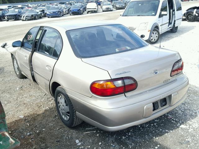 1G1ND52M2X6219727 - 1999 CHEVROLET MALIBU TAN photo 3