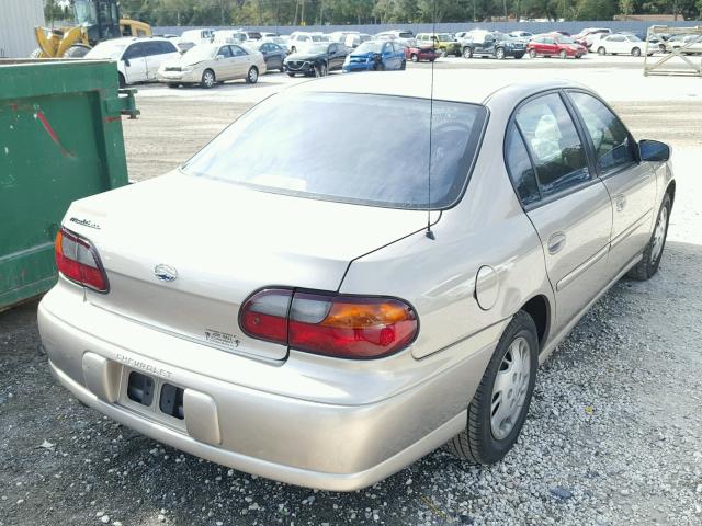 1G1ND52M2X6219727 - 1999 CHEVROLET MALIBU TAN photo 4