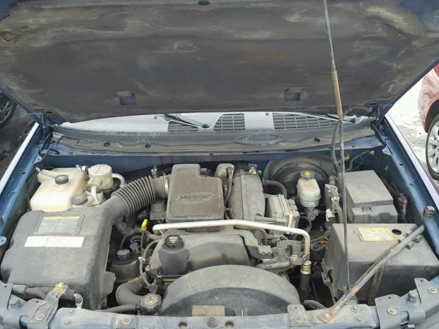 1GKDT13SX42144004 - 2004 GMC ENVOY BLUE photo 7