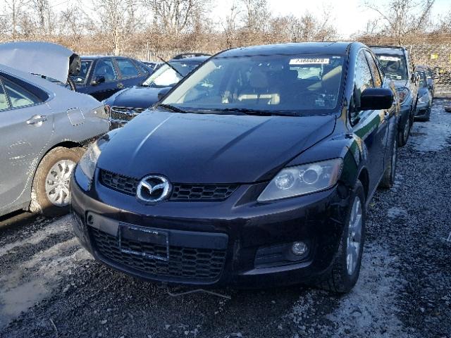 JM3ER29L670146862 - 2007 MAZDA CX-7 BLACK photo 2