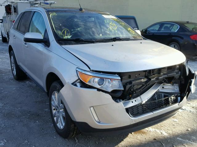 2FMDK4JC9DBC44189 - 2013 FORD EDGE SEL SILVER photo 1