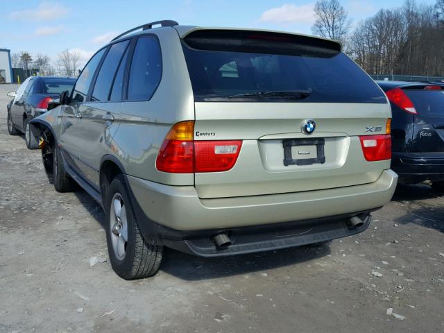 5UXFA53593LV81687 - 2003 BMW X5 3.0I BEIGE photo 3