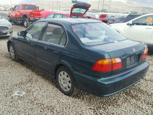 JHMEJ6574XS000284 - 1999 HONDA CIVIC LX GREEN photo 3