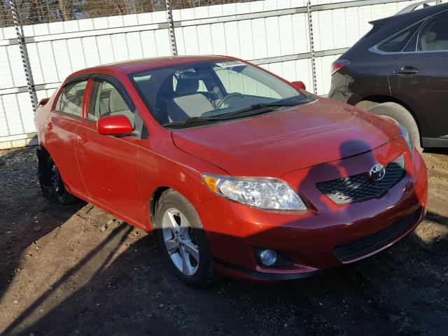 JTDBU4EE3AJ064408 - 2010 TOYOTA COROLLA BA RED photo 1