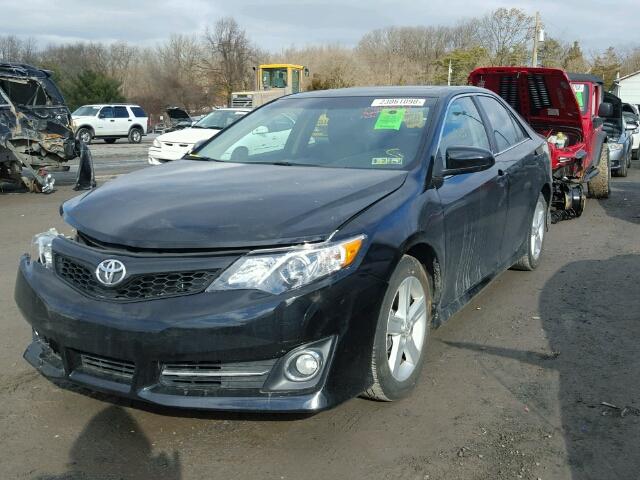 4T1BF1FK7DU722789 - 2013 TOYOTA CAMRY L BLACK photo 2