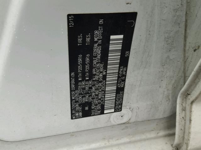 JTLZE4FE9FJ082434 - 2015 TOYOTA SCION XB თეთრი ფოტო 10