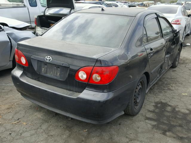 JTDBR32E352059211 - 2005 TOYOTA COROLLA CE BLACK photo 4