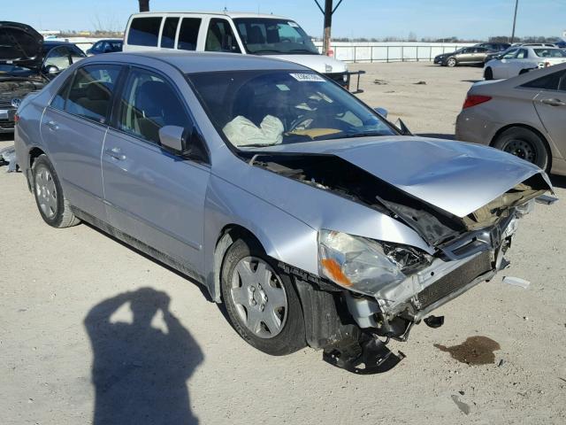 1HGCM56455A185061 - 2005 HONDA ACCORD LX SILVER photo 1