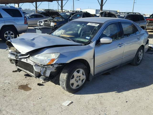 1HGCM56455A185061 - 2005 HONDA ACCORD LX SILVER photo 2