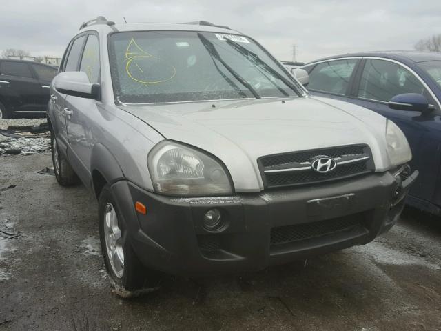 KM8JN12D35U109754 - 2005 HYUNDAI TUCSON GLS SILVER photo 1