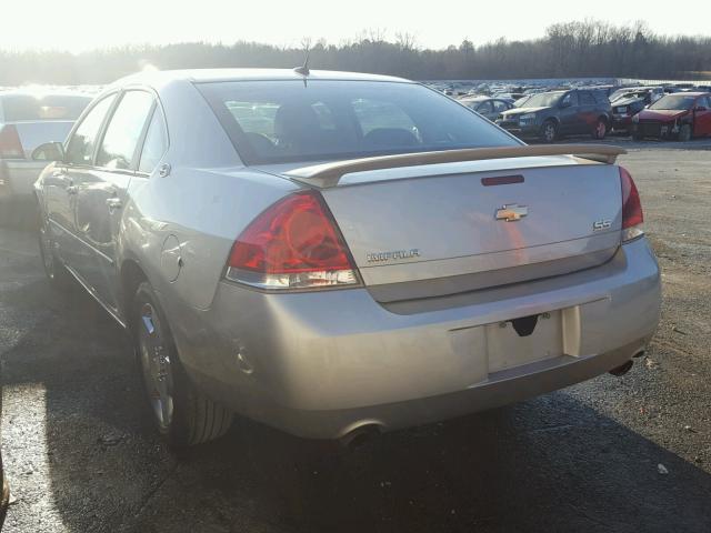 2G1WD58C481348662 - 2008 CHEVROLET IMPALA SUP SILVER photo 3