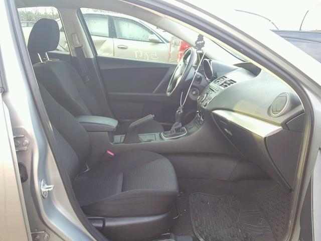 JM1BL1UF4C1528613 - 2012 MAZDA 3 I SILVER photo 5