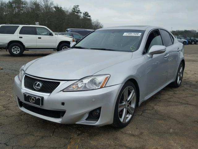 JTHBF5C21C5180516 - 2012 LEXUS IS 250 SILVER photo 2