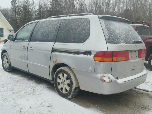 5FNRL18694B001961 - 2004 HONDA ODYSSEY EX SILVER photo 3