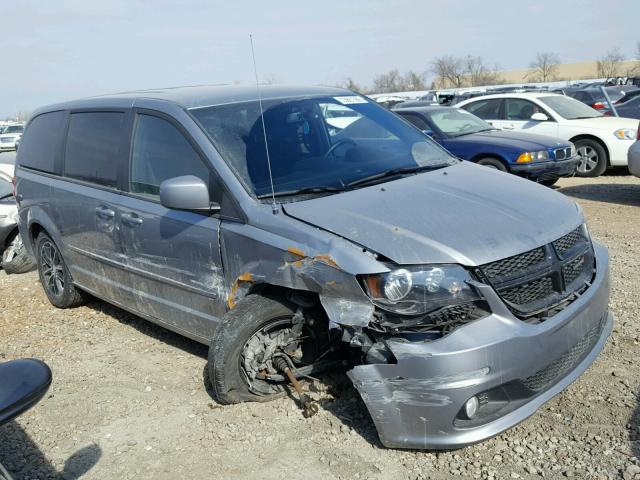 2C4RDGCGXGR211087 - 2016 DODGE GRAND CARA GRAY photo 1