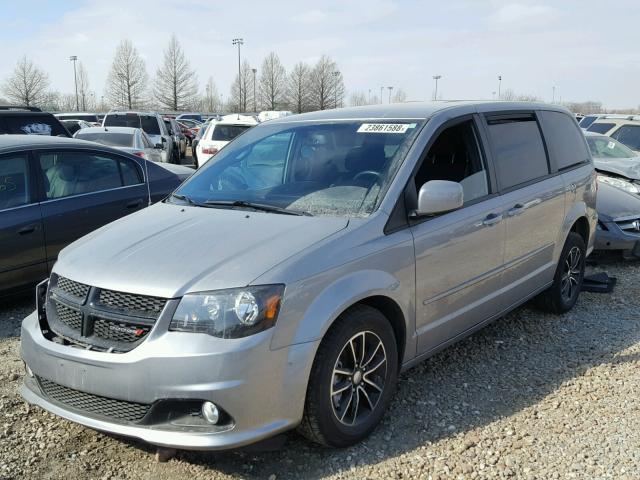 2C4RDGCGXGR211087 - 2016 DODGE GRAND CARA GRAY photo 2