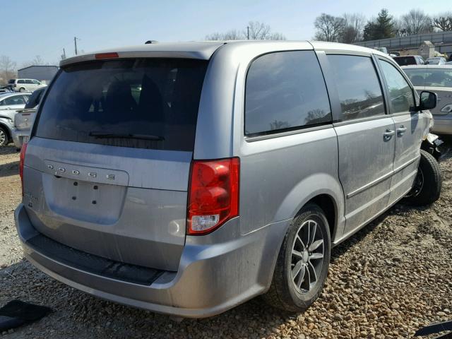 2C4RDGCGXGR211087 - 2016 DODGE GRAND CARA GRAY photo 4