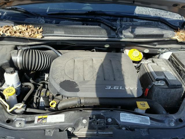 2C4RDGCGXGR211087 - 2016 DODGE GRAND CARA GRAY photo 7