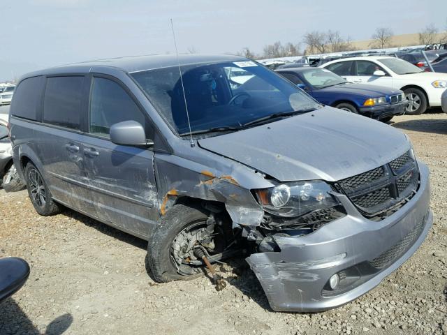 2C4RDGCGXGR211087 - 2016 DODGE GRAND CARA GRAY photo 9