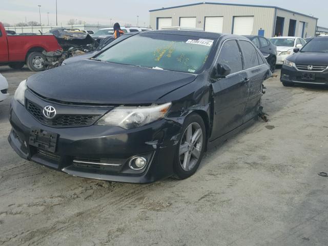 4T1BF1FK8CU132454 - 2012 TOYOTA CAMRY BASE BLACK photo 2