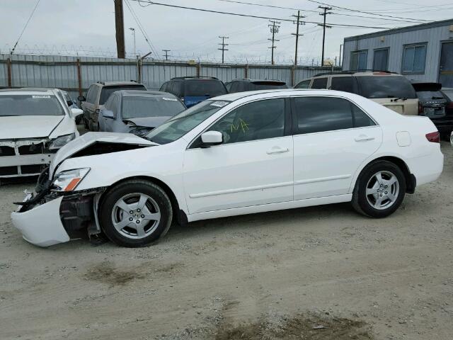 JHMCN36465C004276 - 2005 HONDA ACCORD HYB WHITE photo 10