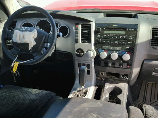 5TFEV54107X029569 - 2007 TOYOTA TUNDRA CRE RED photo 9