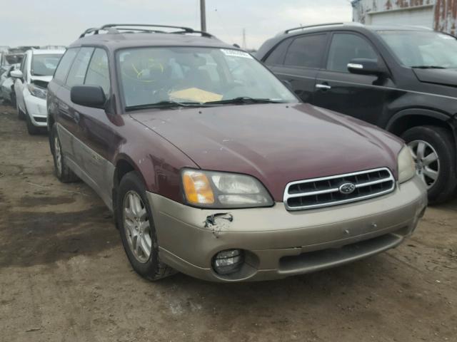 4S3BH675217645411 - 2001 SUBARU LEGACY OUT MAROON photo 1