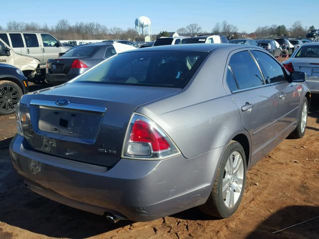 3FAHP08196R101290 - 2006 FORD FUSION SEL GRAY photo 4