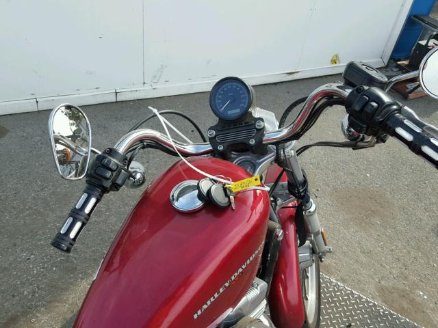 1HD4CMM315K401782 - 2005 HARLEY-DAVIDSON XL883 L RED photo 5