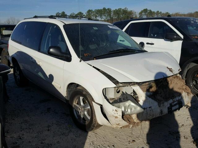 2D4GP44L25R205521 - 2005 DODGE GRAND CARA WHITE photo 1