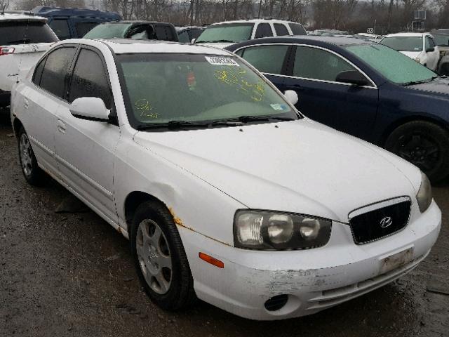 KMHDN45D33U471056 - 2003 HYUNDAI ELANTRA GL WHITE photo 1