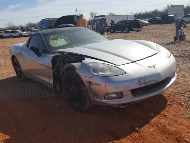 1G1YY25U365114257 - 2006 CHEVROLET CORVETTE SILVER photo 1