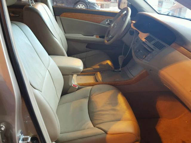 4T1BK36B45U045001 - 2005 TOYOTA AVALON XL GOLD photo 5