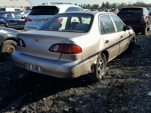 2T1BR12E8YC269894 - 2000 TOYOTA COROLLA VE BEIGE photo 4