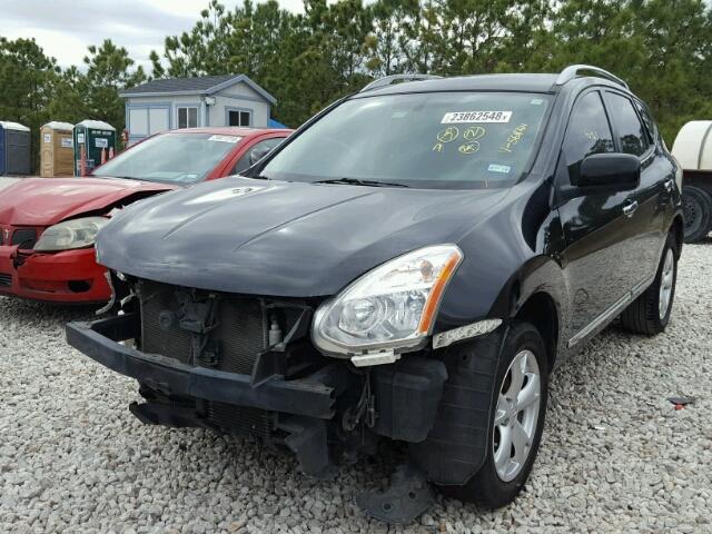 JN8AS5MT0BW568611 - 2011 NISSAN ROGUE S BLACK photo 2