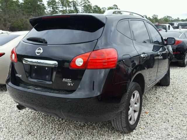 JN8AS5MT0BW568611 - 2011 NISSAN ROGUE S BLACK photo 4