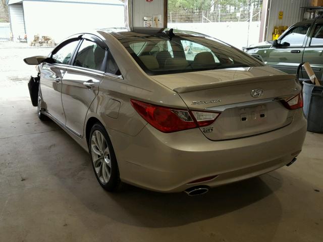 5NPEC4AB0CH328532 - 2012 HYUNDAI SONATA SE BEIGE photo 3