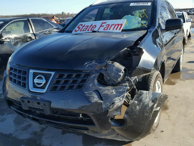 JN8AS58TX8W014821 - 2008 NISSAN ROGUE S BLACK photo 9