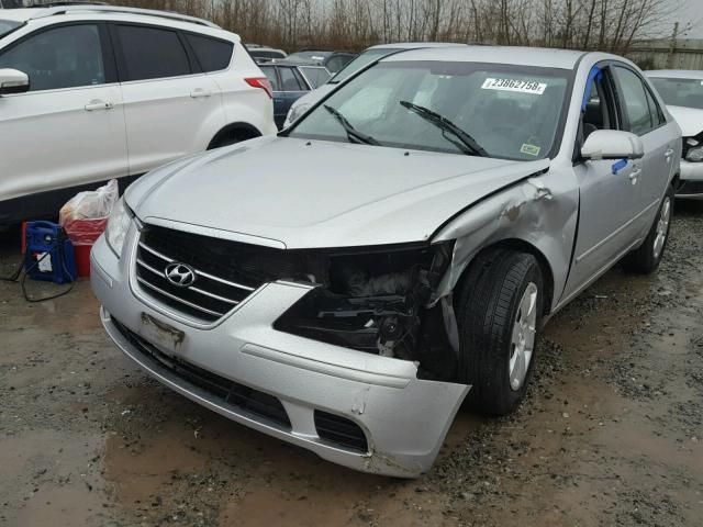 5NPET46C19H449287 - 2009 HYUNDAI SONATA GLS GRAY photo 2