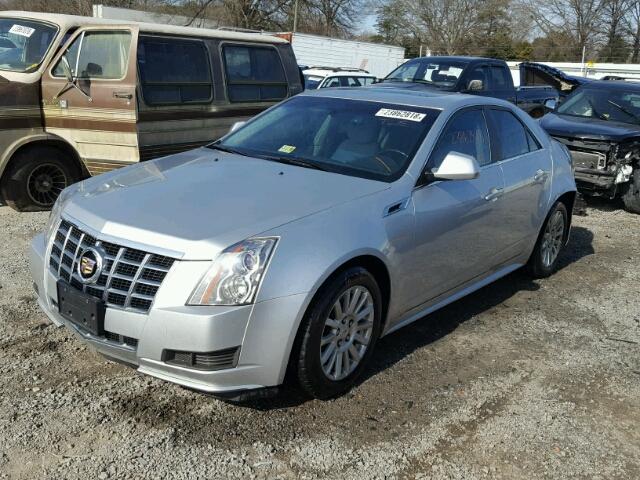 1G6DE5E5XD0103410 - 2013 CADILLAC CTS LUXURY SILVER photo 2