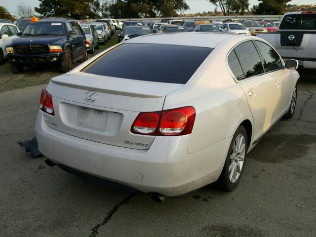 JTHBH96S665029883 - 2006 LEXUS GS GENERAT WHITE photo 4