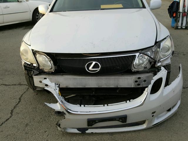 JTHBH96S665029883 - 2006 LEXUS GS GENERAT WHITE photo 9