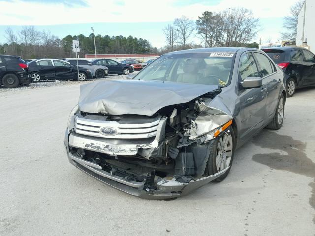 3FAHP08138R202554 - 2008 FORD FUSION SEL GRAY photo 2